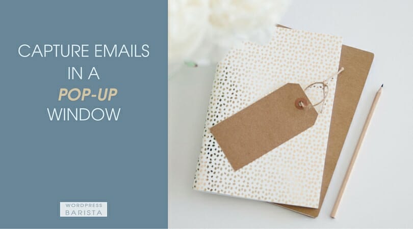 Capture Emails in a Pop-Up Window (Using Free Plugins Easy Fancybox & Contact Form 7)