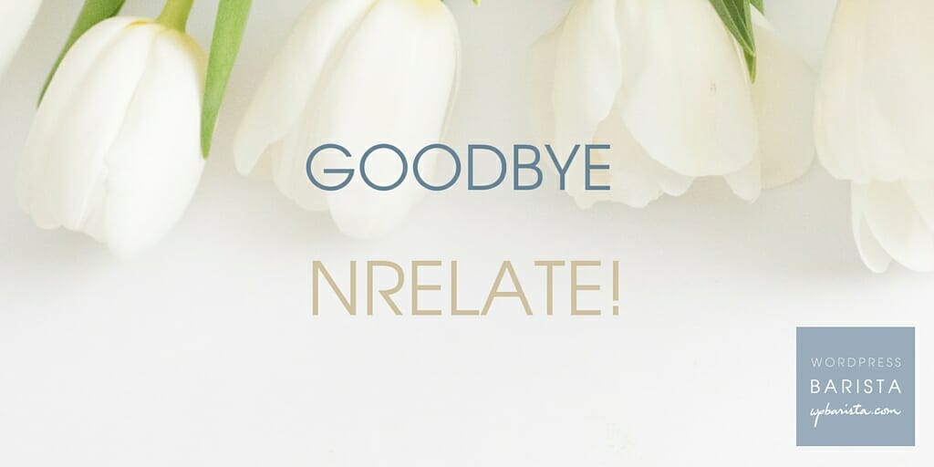 Goodbye nRelate!