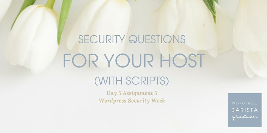 Techy Side of WordPress Security Simplified [with scripts]