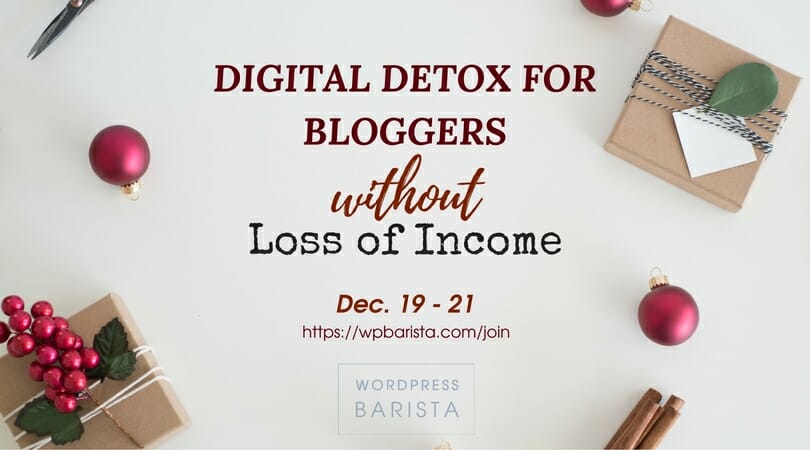 Digital Detox over the Holidays – Without Loss of Income