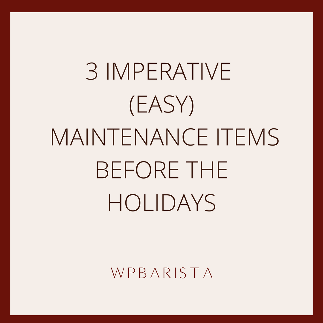 Preparing your site for the holidays – intermediate tutorial