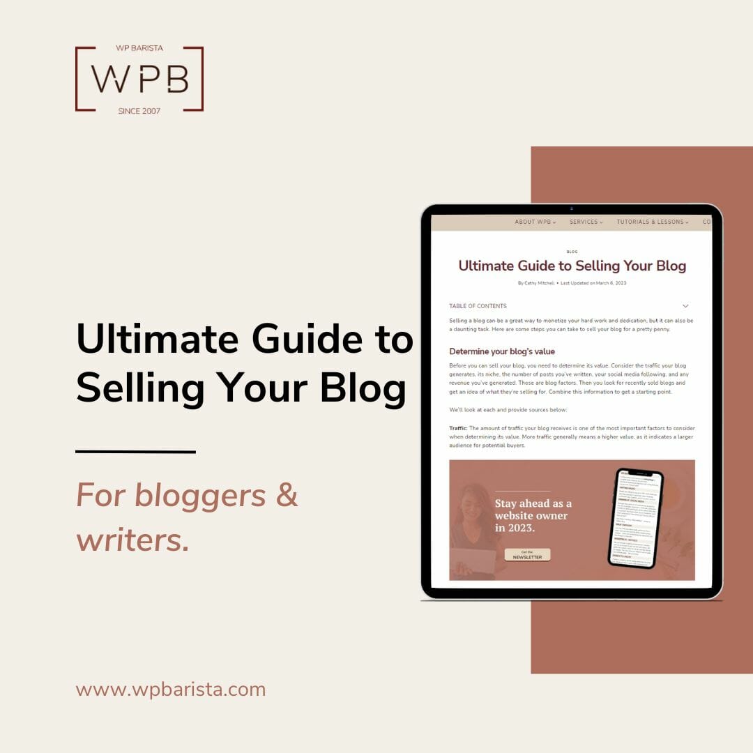 Ultimate Guide to Selling Your Blog